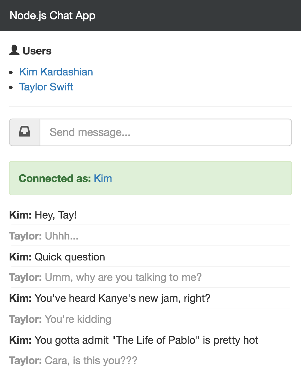 image of Node.js chat app