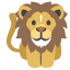 male lion with mane