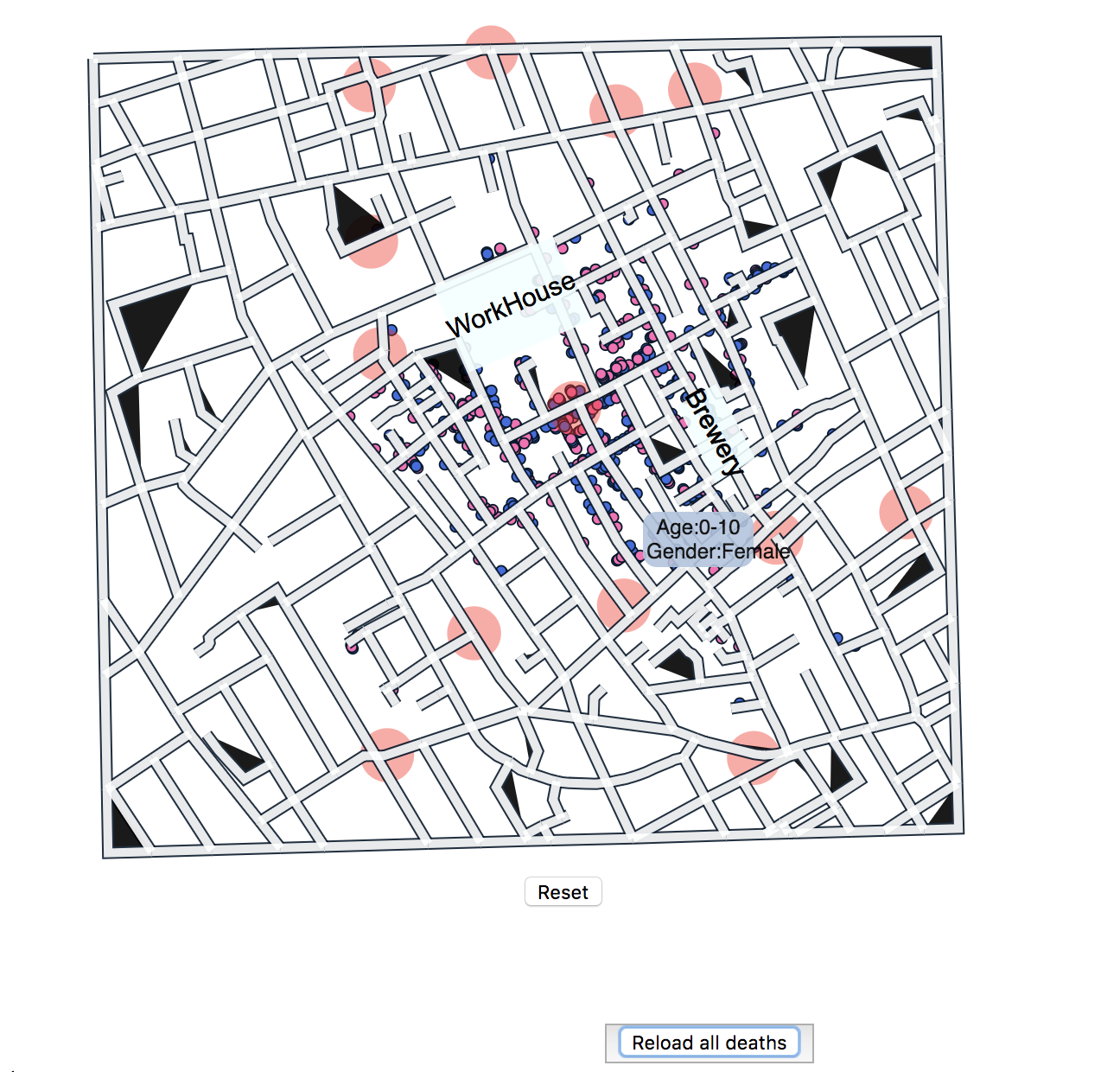 first street map plot