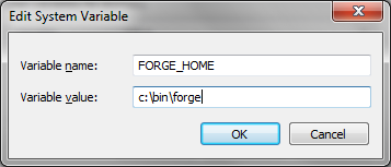 forge cli install1
