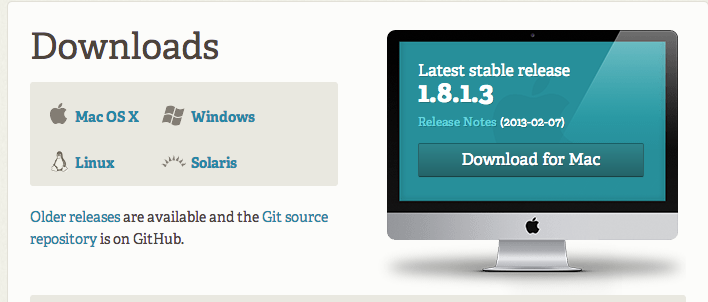 Download latest version of Git